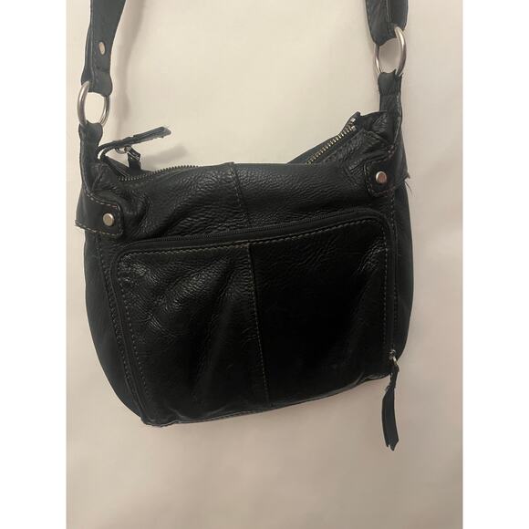 Fossil black leather crossbody bag - Picture 9 of 10